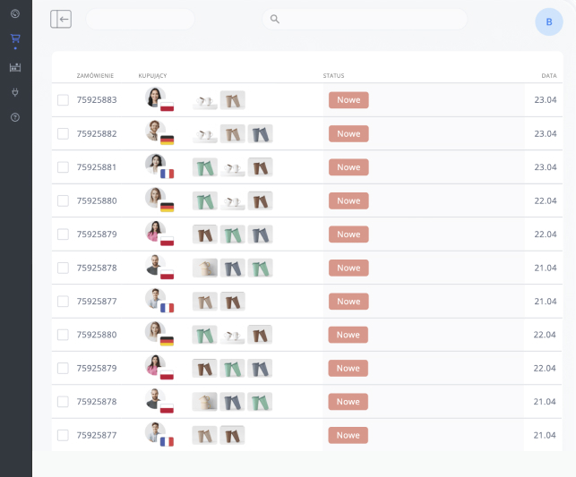 Zarządzanie obsługą zamówień Integracja z obsługą przesyłek