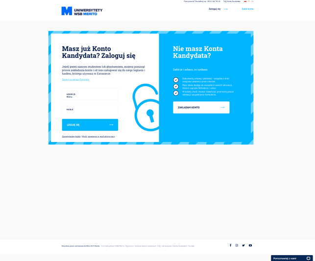 Panel administracyjny dla WSB Szczegóły rozwiązania WSB - administrowanie stroną