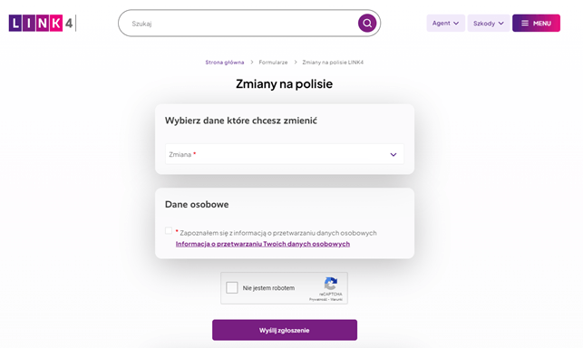 LINK4 - formularze Formularze dla LINK4