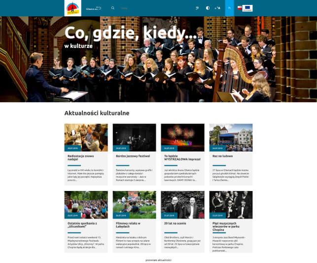 Building Subservices for Gliwice website Building Subservices