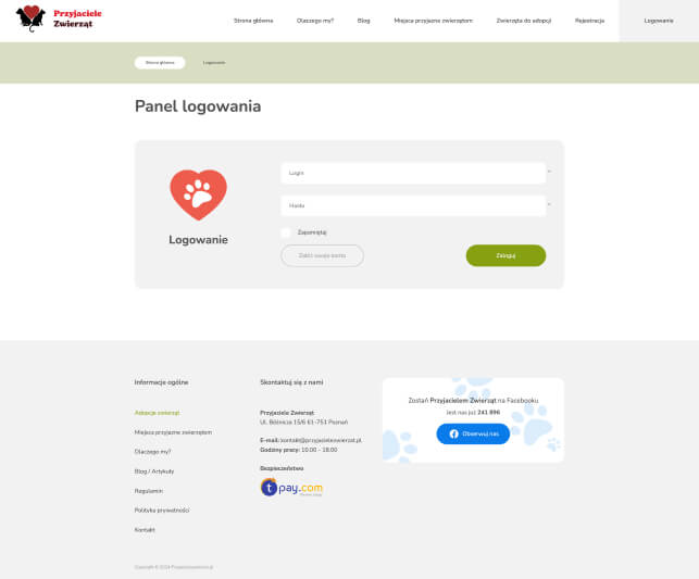 Extensive admin panel Administration panel