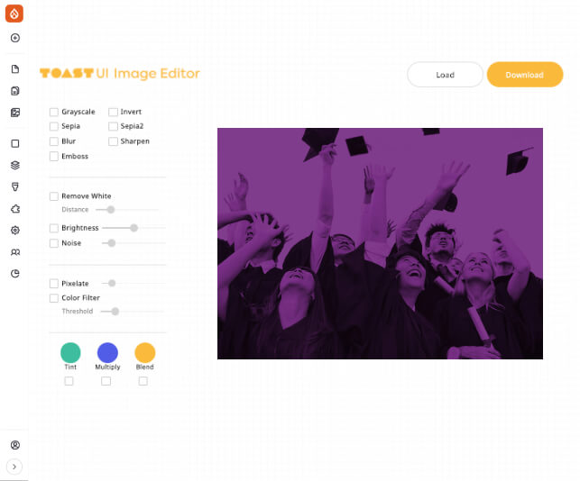 Toast UI image editor Image editor