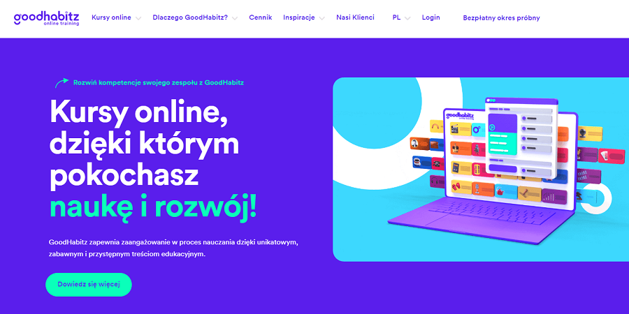 Aplikacja webowa e-learningowa