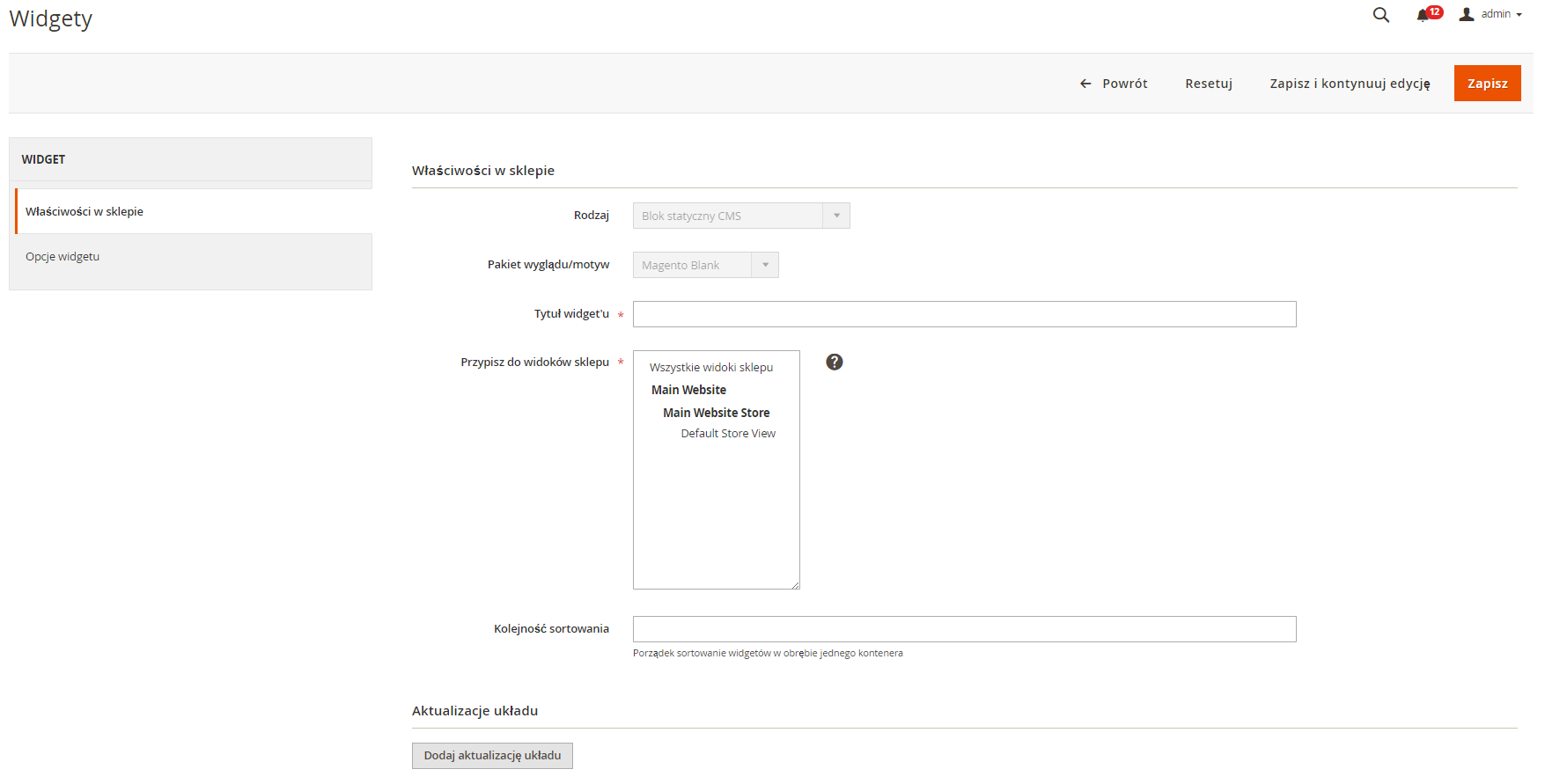 panel-zarzadzania-widget-magento