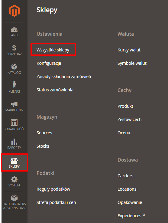 Dodanie nowej kategorii w Magento