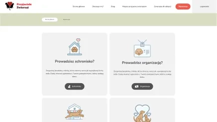 Platforma dla Przyjaciele Zwierząt Witryna Przyjaciele Zwierząt