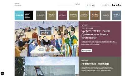 Widok strony głównej POLIN 0 wersja desktop Witryna Polin - strona główna