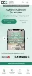 New CCS website CCS mobile view