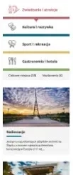 Mobile view New website for Gliwice