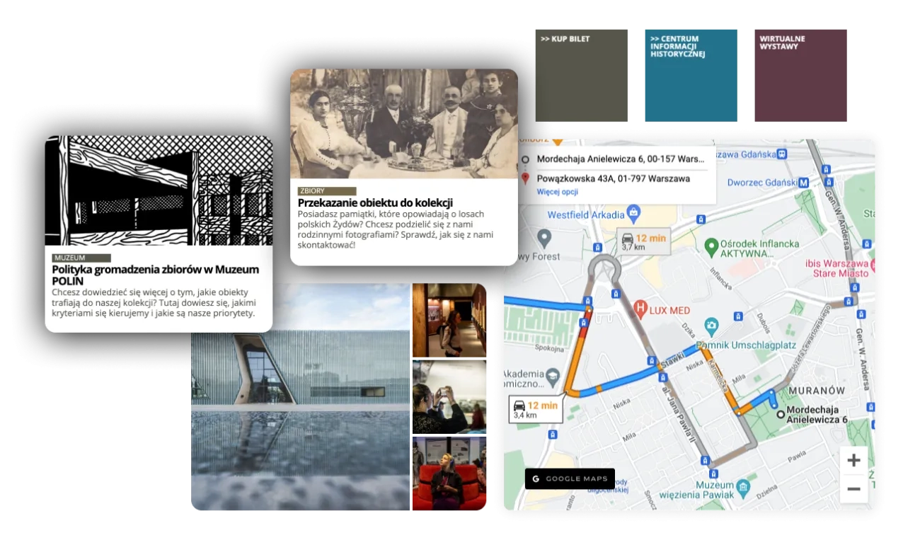 Migracja strony Polin z Drupala 7 na8 Cel projektu Polin